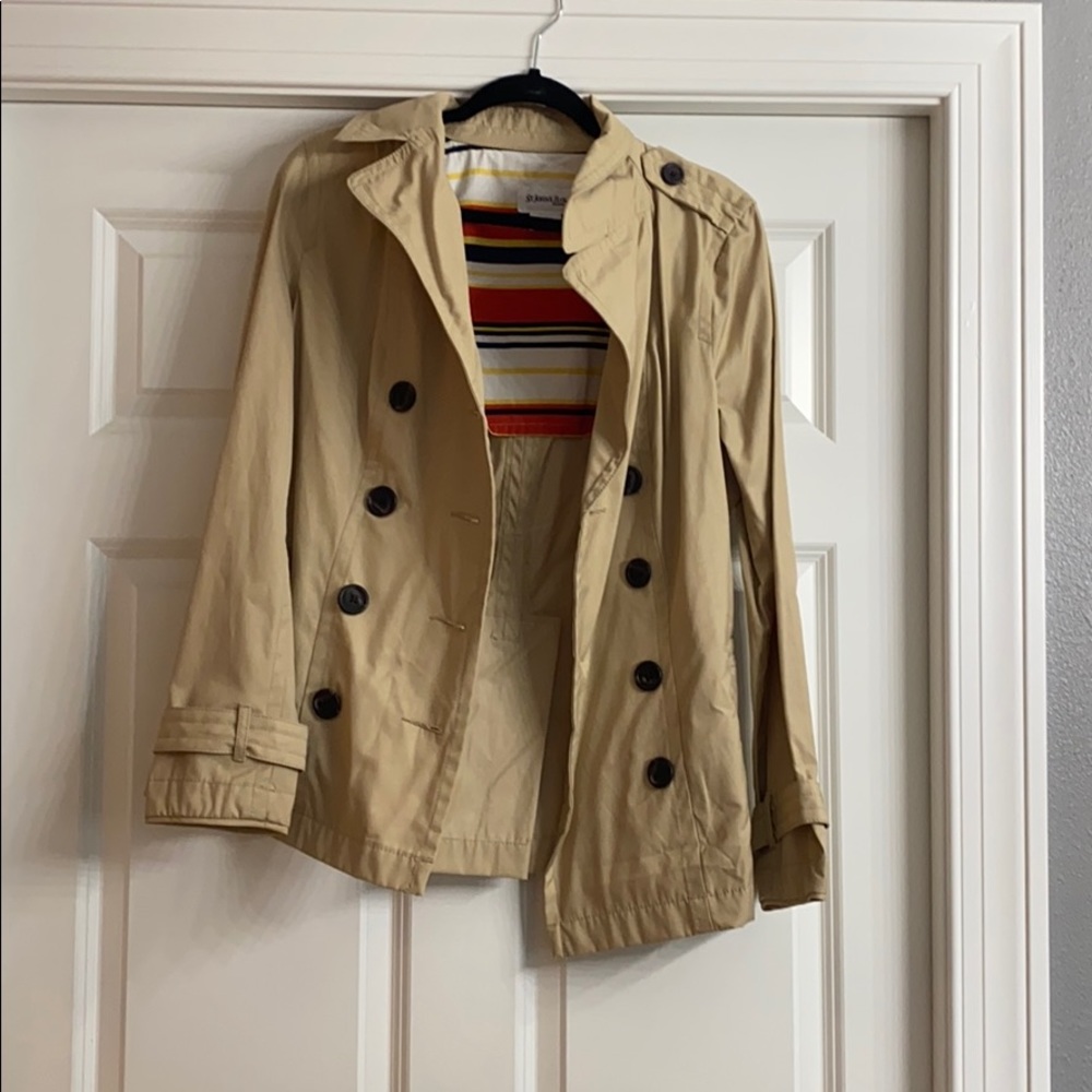 NWOT St. John’s Bay rain/trench coat